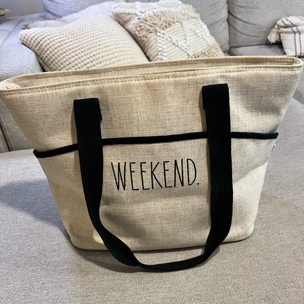 Weekend Canvas Tote Bag